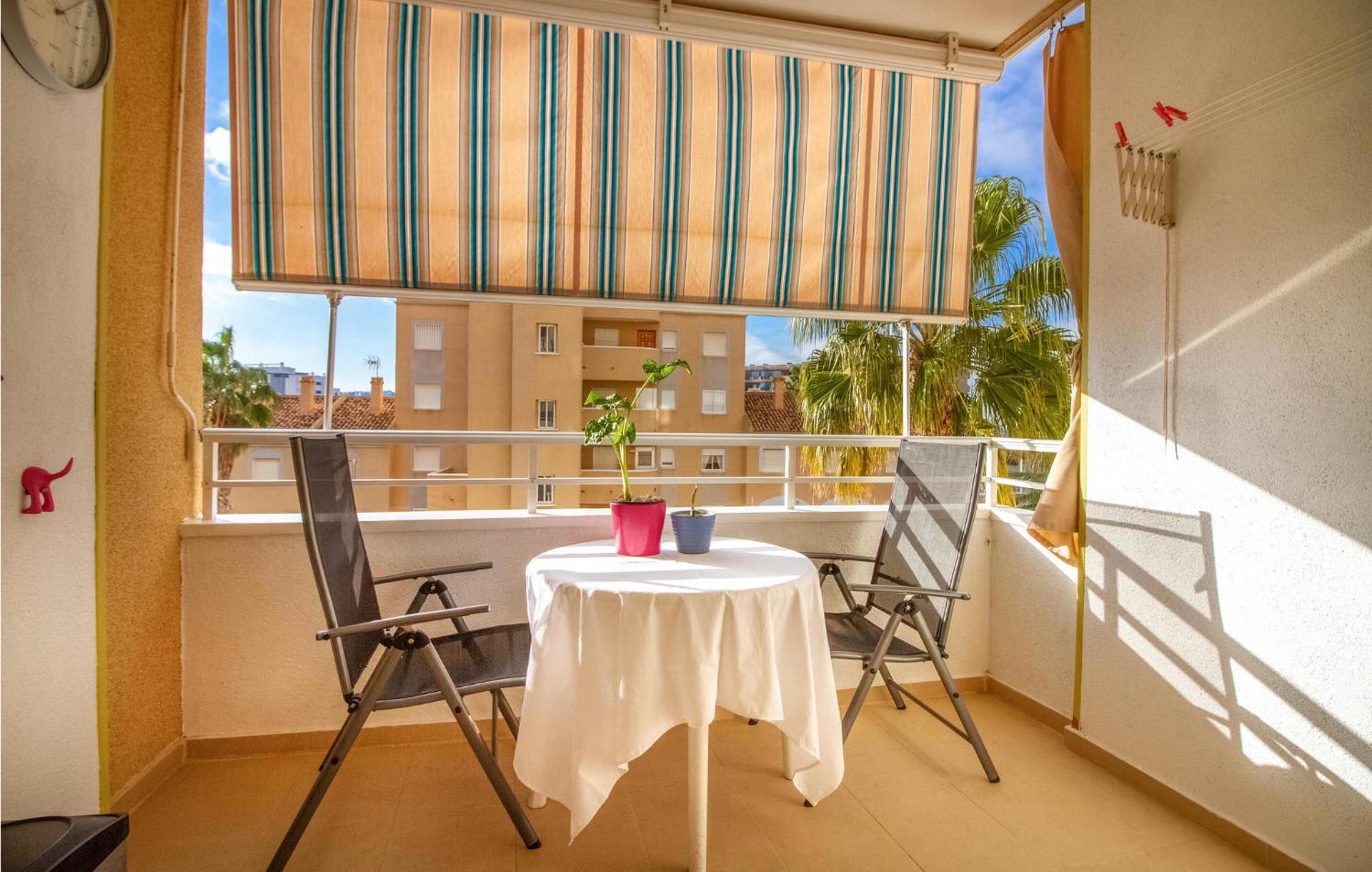 Beach Front Apartment In Los Arenales Del Sol Exteriör bild