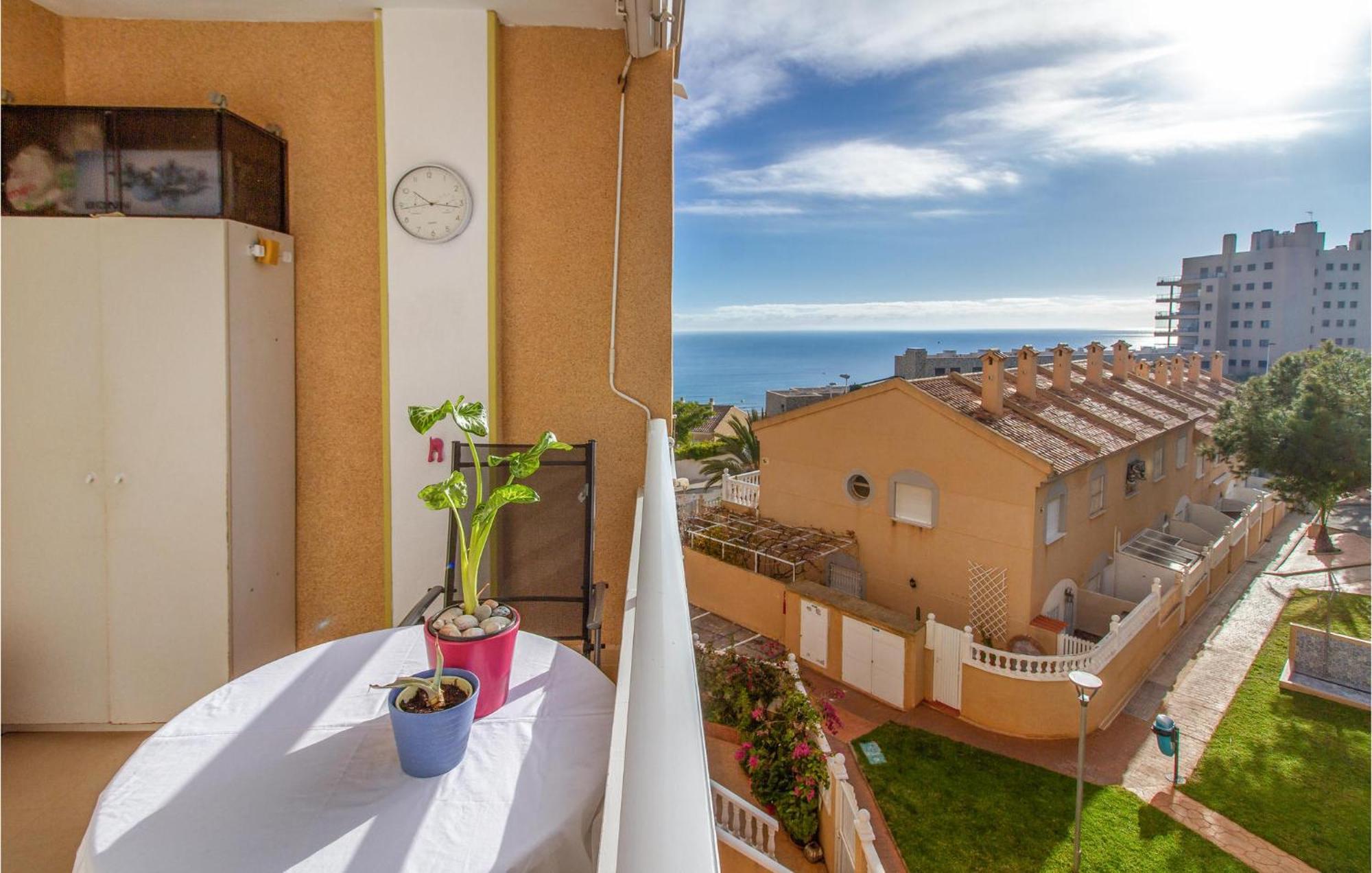 Beach Front Apartment In Los Arenales Del Sol Exteriör bild