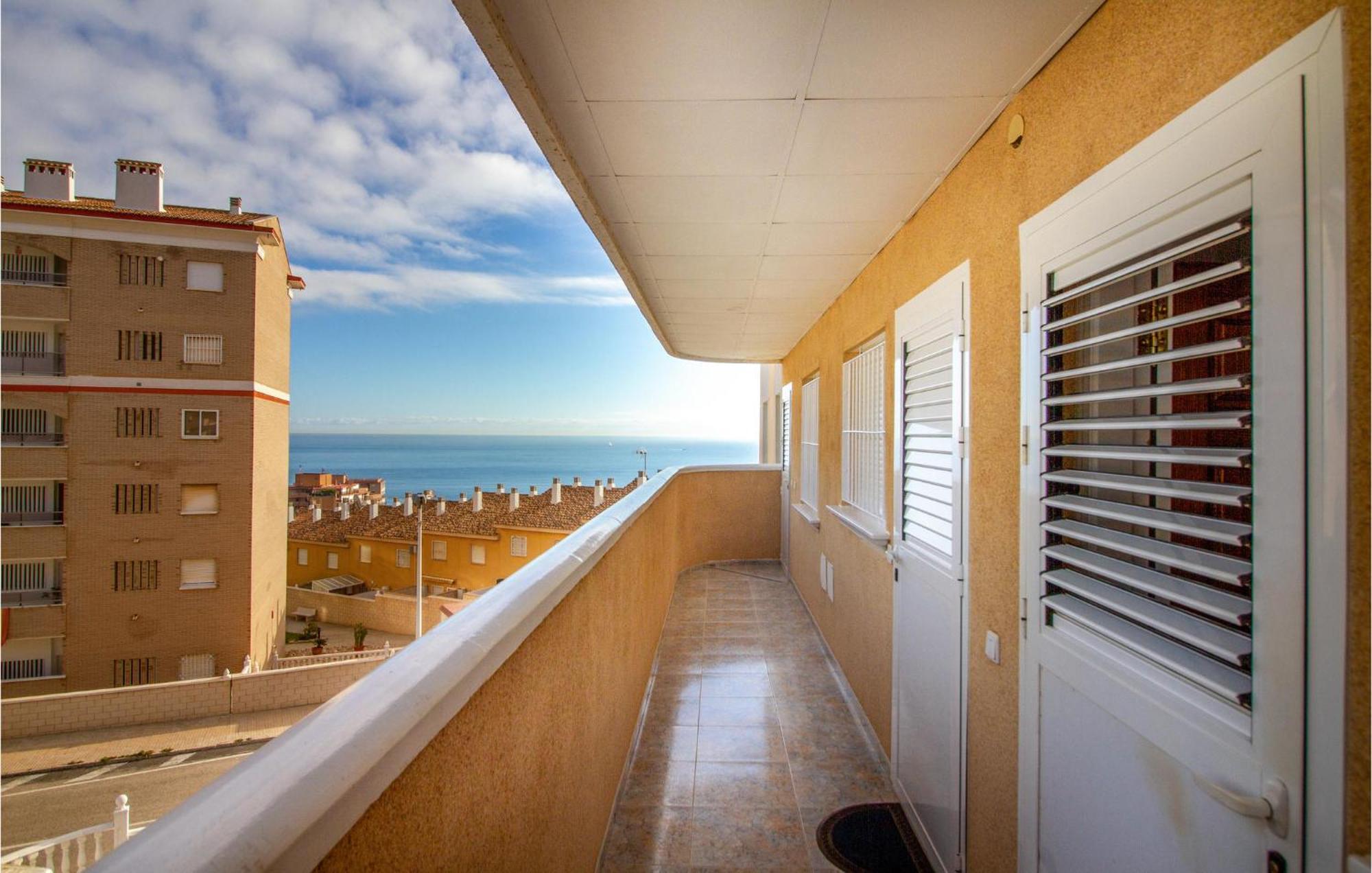 Beach Front Apartment In Los Arenales Del Sol Exteriör bild