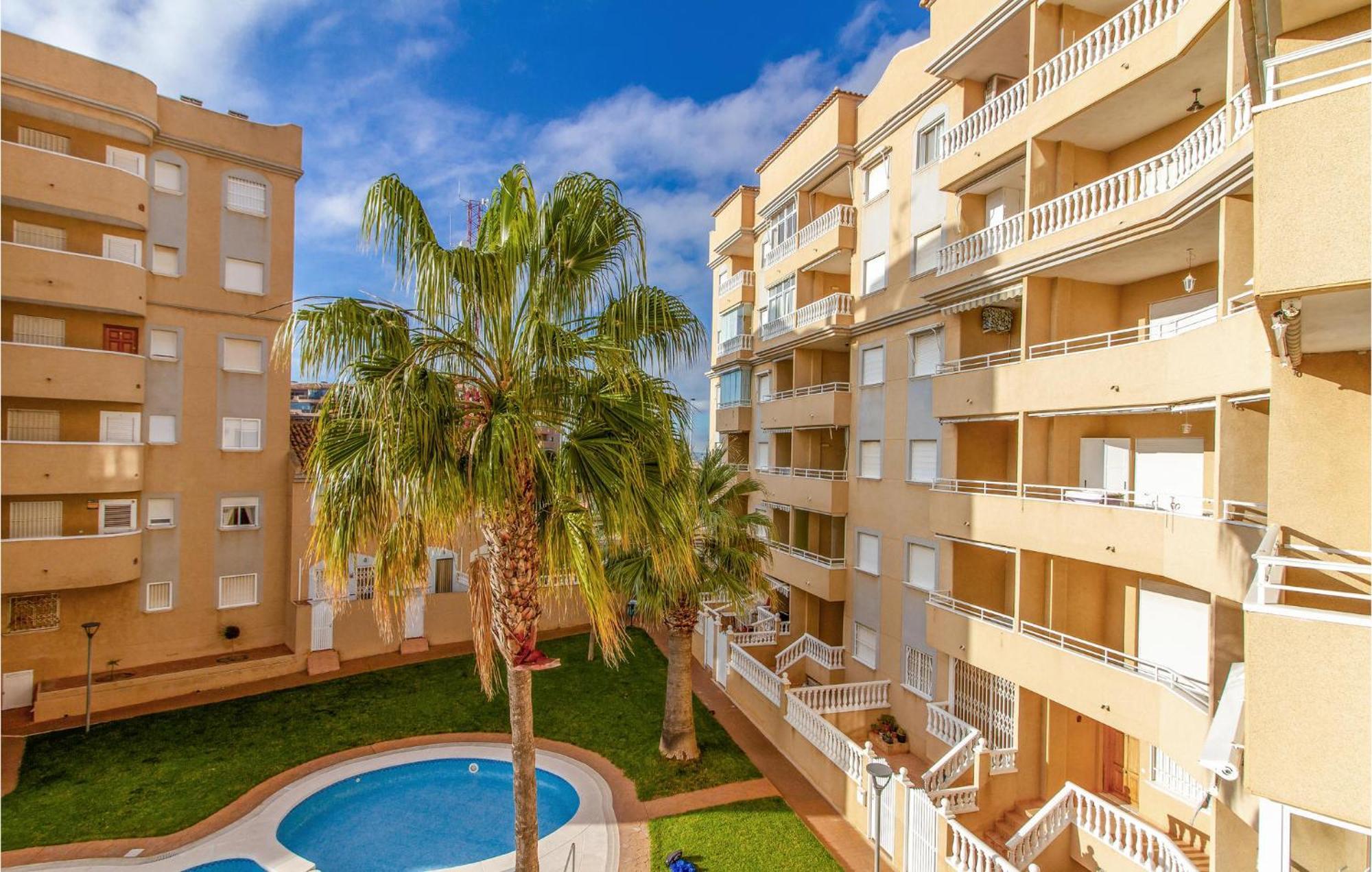 Beach Front Apartment In Los Arenales Del Sol Exteriör bild