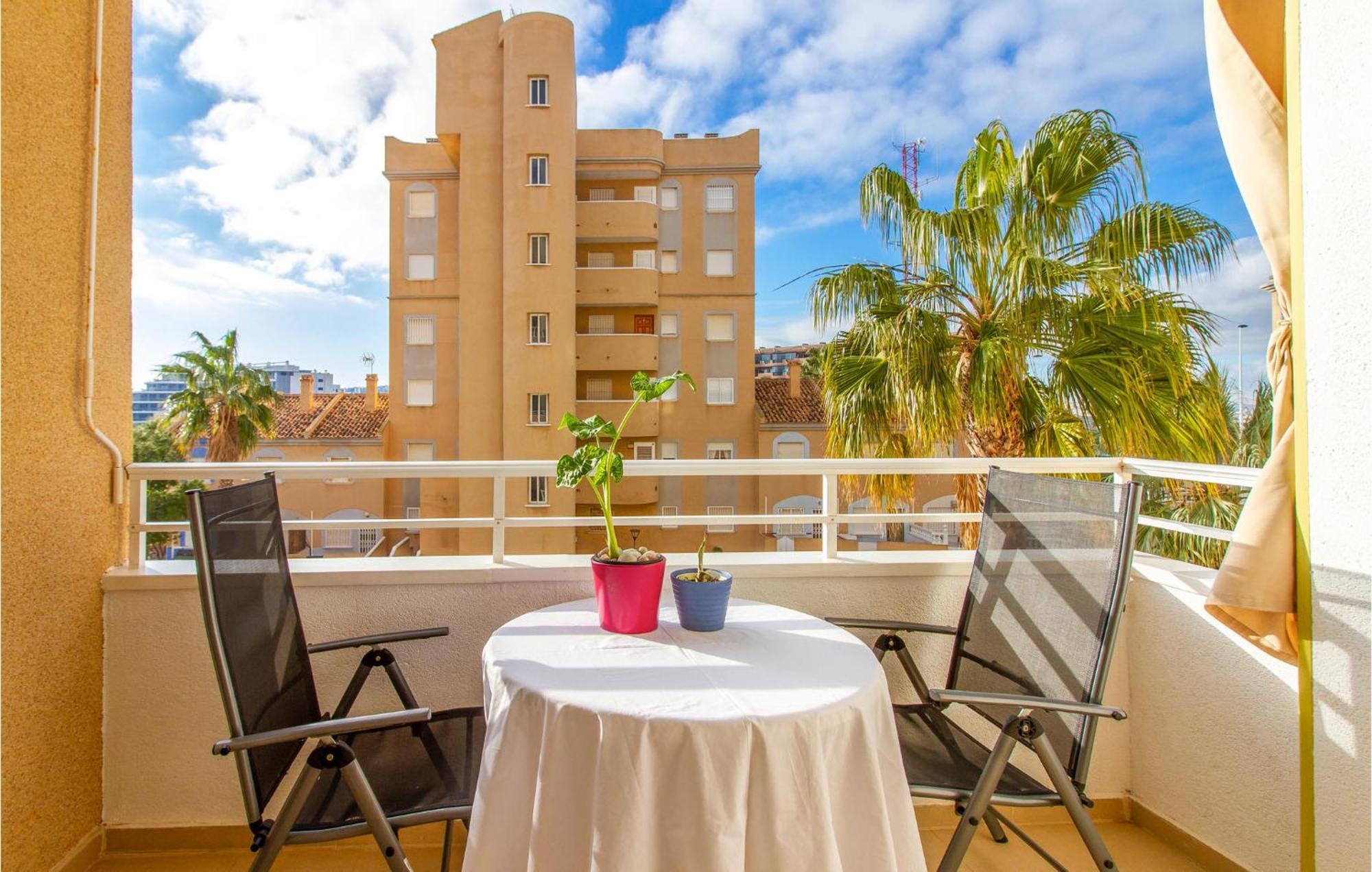 Beach Front Apartment In Los Arenales Del Sol Exteriör bild