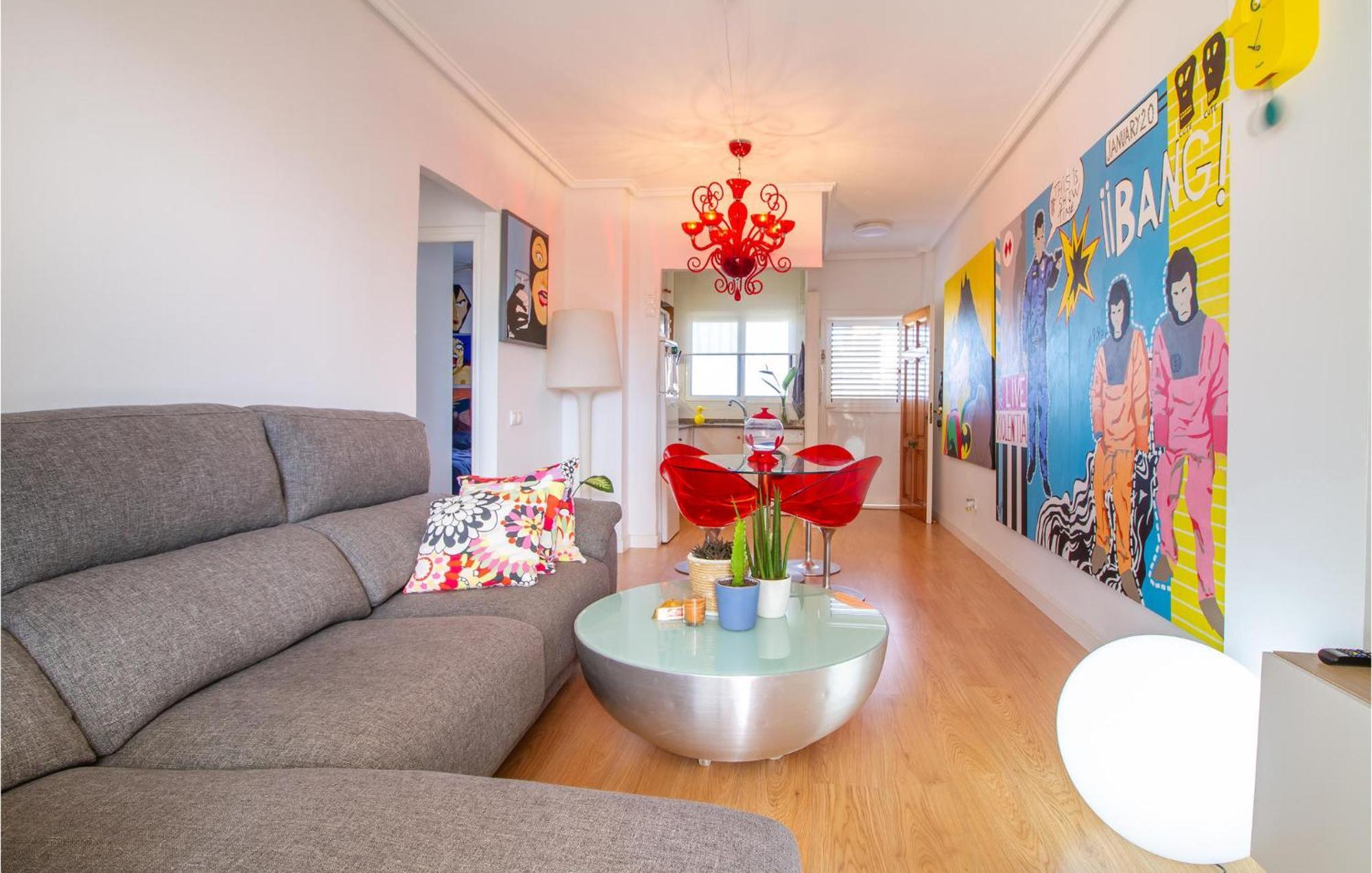 Beach Front Apartment In Los Arenales Del Sol Exteriör bild